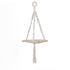 Hanging Shelf Plant Holder - Indoor Outdoor Hanging Planter Shelf Pot Holder for Morden Boho Home Decor