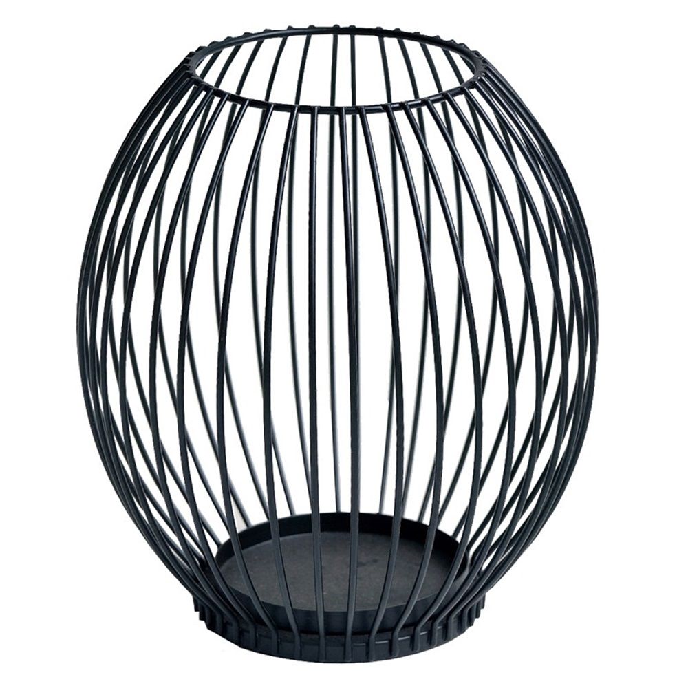 Large iron Candle Holder - Outdoor Lanterns for Patio - Iron Candle Holder - Decorative Candle Holders for Pillar Candles - Table Candles Holders Decor - Iron Candle Stands - Candles Holder