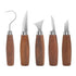 Wood Carving Kit Kit Wood Carving Tools Set for DIY Crafts for Wood DIY Beginners,Carving Kit for Beginners (Brown)