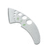 2 pack Stainless Steel Herb Leaf Stripper with Multi-Size Holes & Precision Blade - Kitchen Essentials for Parsley, Cilantro and Leafy Greens