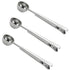 4 Pack of Coffee Scoops, stainless steel measuring scoop, with coffee bag clip, suitable for ground coffee, espresso beans, milk powder, protein powder