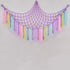 Stuffed Animals Net or Hammock, Toy Hammock Hanging Stuffed Animals Storage Organizer Holder Room Décor for Nursery Kids Bedroom（only bag,without LED strip）