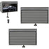 2 Pack Car Garage Key Holder & Car Key Holder for Wall, Small Toy Car Garage - with Opening Door, Effortless Wall Mount Organizer for Entryway(Grey)