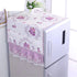 Fridge Dust Cover Washer And Dryer Top Refrigerator Dust Proof Cover with Storage Pockets 55*140cm - Purple