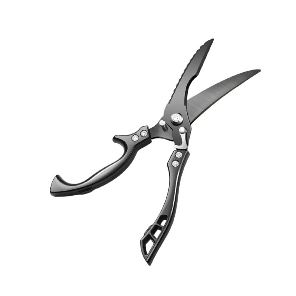 Poultry Shears, Heavy Duty Kitchen Shears with Serrated Edge, No Rust Spring Loaded, Multipurpose Stainless Steel Kitchen Scissors for Chicken, Bone, Meat, Turkey, Fish Thanksgiving Gifts