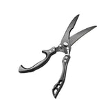 Poultry Shears, Heavy Duty Kitchen Shears with Serrated Edge, No Rust Spring Loaded, Multipurpose Stainless Steel Kitchen Scissors for Chicken, Bone, Meat, Turkey, Fish Thanksgiving Gifts