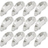 12pcs Stainless Steel Oyster Shells Oyster, Grilling Shells for Cooking Oysters Shrimp Scallops Clams