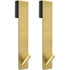 2 pack Extended Shower Door Hooks (6.89 -Inch), Over Door Hooks for Bathroom Frameless Glass Shower Door, Towel Hooks, Gold