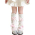 Long Leg Warmers for Women acrylic Cable Knit Thigh High Leg Warmers Loose Socks, for Dance Practice Yoga Sports