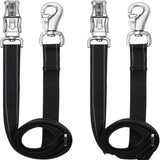 Trailer Cross Tie, Horse Haulage Adjustable Nylon Straps Leads with Panic Snap Fixed Eye Equestrian Equipment