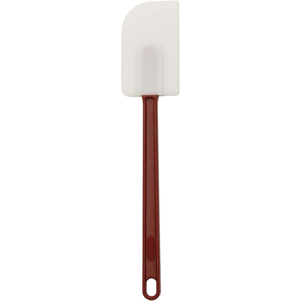 High Heat Resistant Silicone Heavy Duty Spatula/Food Scraper 14-Inch Red Handle for Baking/Cooking/Mixing Dishwasher Safe