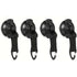 4 PCS Suction Cups Heavy Duty with Hooks,Outdoor Strong Suction Cup Wall Anchor for Camping Tarp Accessory,Car Side Awning,RV Boat Window Glass Camping Trap