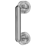 Waterproof Suction Cup Handle, Suction Cup Door Handle for Bathroom and Kitchen Cabinet Drawer (Transparet Sliver)