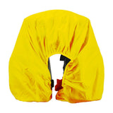 2 pack Bicycle Rear Rack Bag BIke Trunk Bag Rain Cover for Commuter Bags and Panniers - yellow (only Cover)