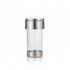 2 pack Mesh Shaker or Salt Shaker, Stainless Steel Salt Dispenser, Clear Acrylic Seasoning Fine Mesh Shaker with Rotating Cover, 4.23 Ounces (120 Milliliter)