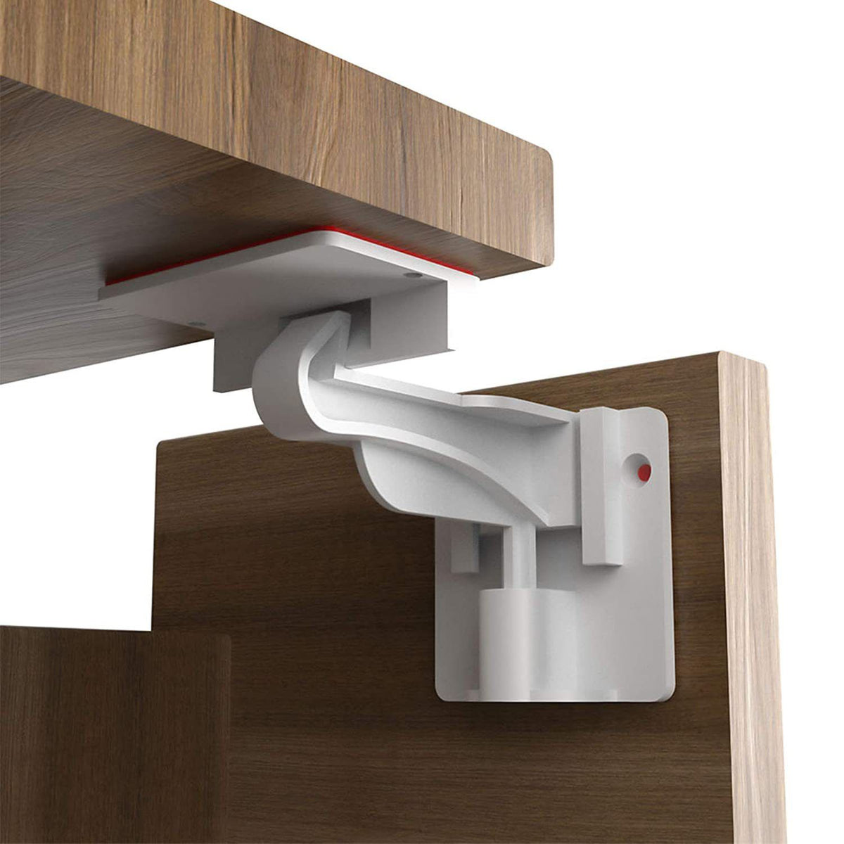 Upgraded Invisible Baby Proofing Cabinet Latch Locks (10 Pack) - No Drilling or Tools Required for Installation, Works with Most Cabinets and Drawers, Works with Countertop Overhangs, Highly Secure