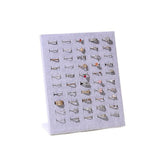 Ring Holder Stand, 50 Slots Jewelry Ring Display Storage Holder, Finger Jewelry Pad Showcase Organizer for Home or Store Sell Show（Only jewelry box）