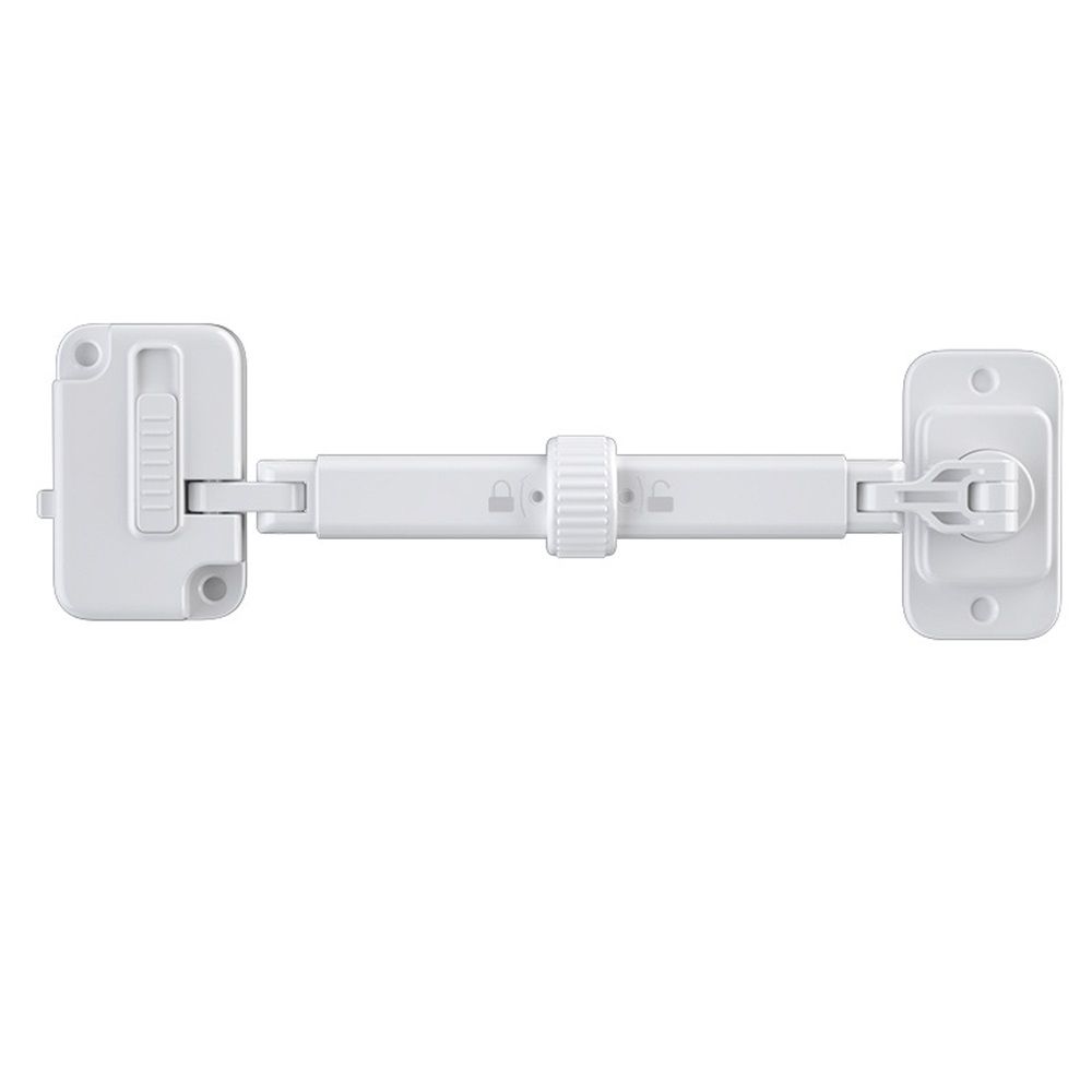 2 Pack Child Proof Window Restrictor, Adjustable Baby Safety Window Lock, Window Safety Locks for Toddlers & Pets, Easy to Install Suitable for Door, Washing Machine, Cat Door (White)