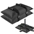 Umbrella Base Weights Sand Bags, 2 Pack 45lbs Fillable Weight Bags to Hold Things Down, Black Weighted Base Sandbags for Outdoor Furniture Patio Cantilever Umbrellas Stand (Without Sand)