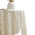 Lace Tablecloth Exquisite Embroidery Floral, Tablecloth with Wavy Openwork,Tablecloths for Wedding Decor,Afternoon Tea,Party（100*100cm）