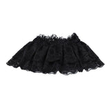 Neck Collar Ruff Gothic Lace Neck Ruff Collar, Neck Costume with Renaissance Vampire Choker for Women (black)