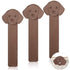 6 Pieces Faux Leather Dog Bookmarks PU Animal Puppy Bookmarks Handmade Personalized Reading Page Markers for Bookworms Book Lovers Writers Relatives Friends Men Women Teen Boys Girls, Brown