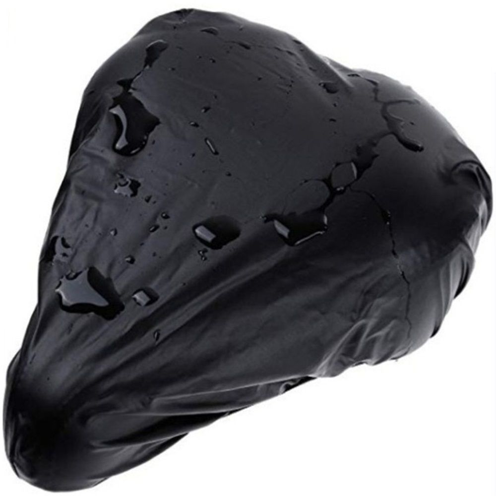 2 pack Bike Waterproof Bike seat Cover Black, Mountain Bicycle Dust Protective Cushion Saddle Rain Accessories for Men Women