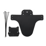 FENDER BLACK WITH STEALTH, Front and Rear Compatible Bicycle Mudguard, Plus Size and Fat Bike Wheel Sizes(26.5*22CM)