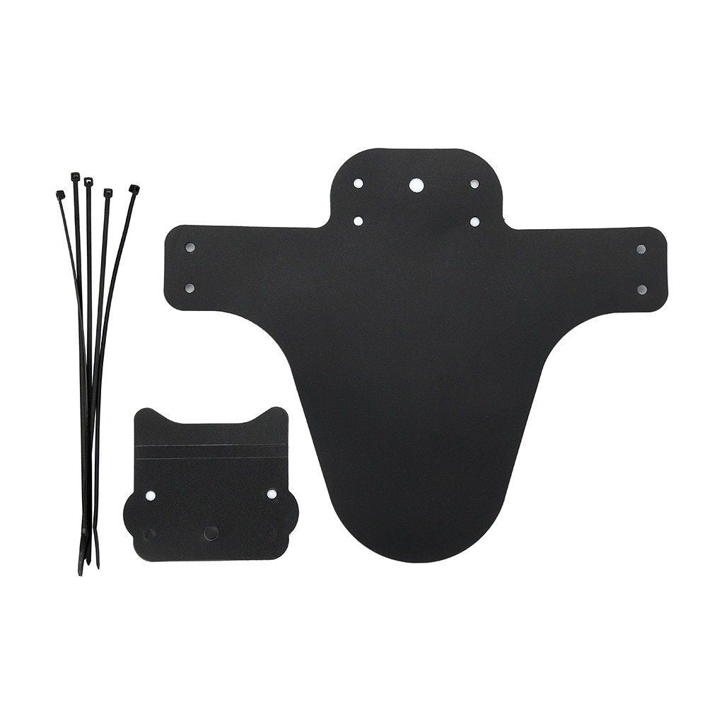 FENDER BLACK WITH STEALTH, Front and Rear Compatible Bicycle Mudguard, Plus Size and Fat Bike Wheel Sizes(26.5*22CM)