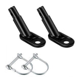2 pack Bike Trailer Hitch Connector Coupler Bicycle Adapter for Children's Trailers,Cargo and Pet Bicycle Trailers,Black Adapter Accessories