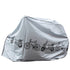 2 pack UV protector cover dustproof Bike Rain Dust Cover Waterproof Outdoor Gray For Bike Bicycle Cycling（Only rain cover）
