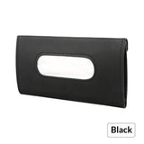2 pack Car Visor Tissue Holder, Sun Visor Napkin Holder Backseat Tissue Case, Premium Car Tissue Box for car, Vehicle (Black)