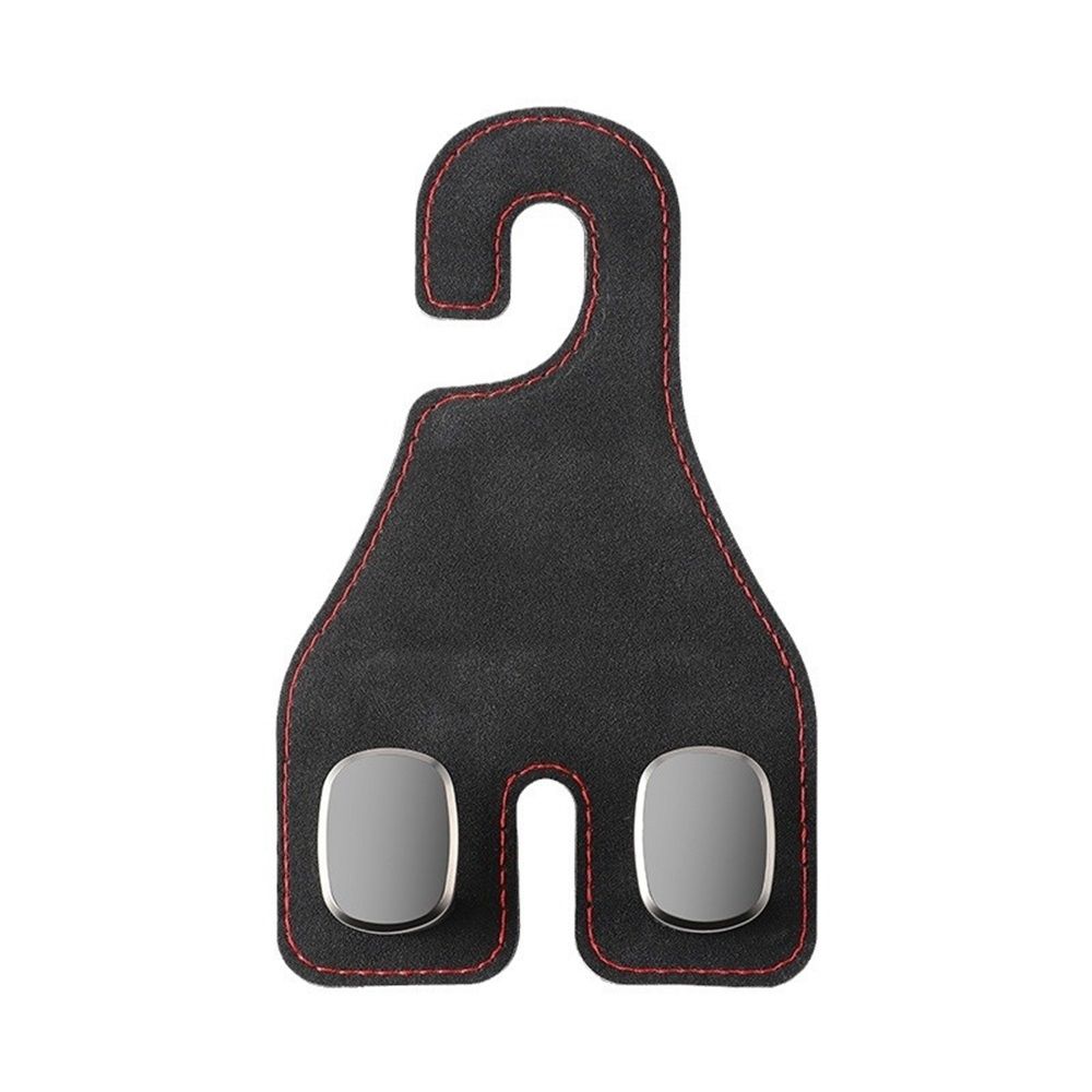Car Seat Headrest Hooks - 2 Pack Universal Car Purse Hook, Car Bag Purse Holder with Double Hooks for Handbags, Grocery Bags, Bottles, Phones