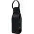 Single Bottle Wine Riveted Carrier, Handmade from Leather, for Wedding, Birthday, Party and Holiday - black