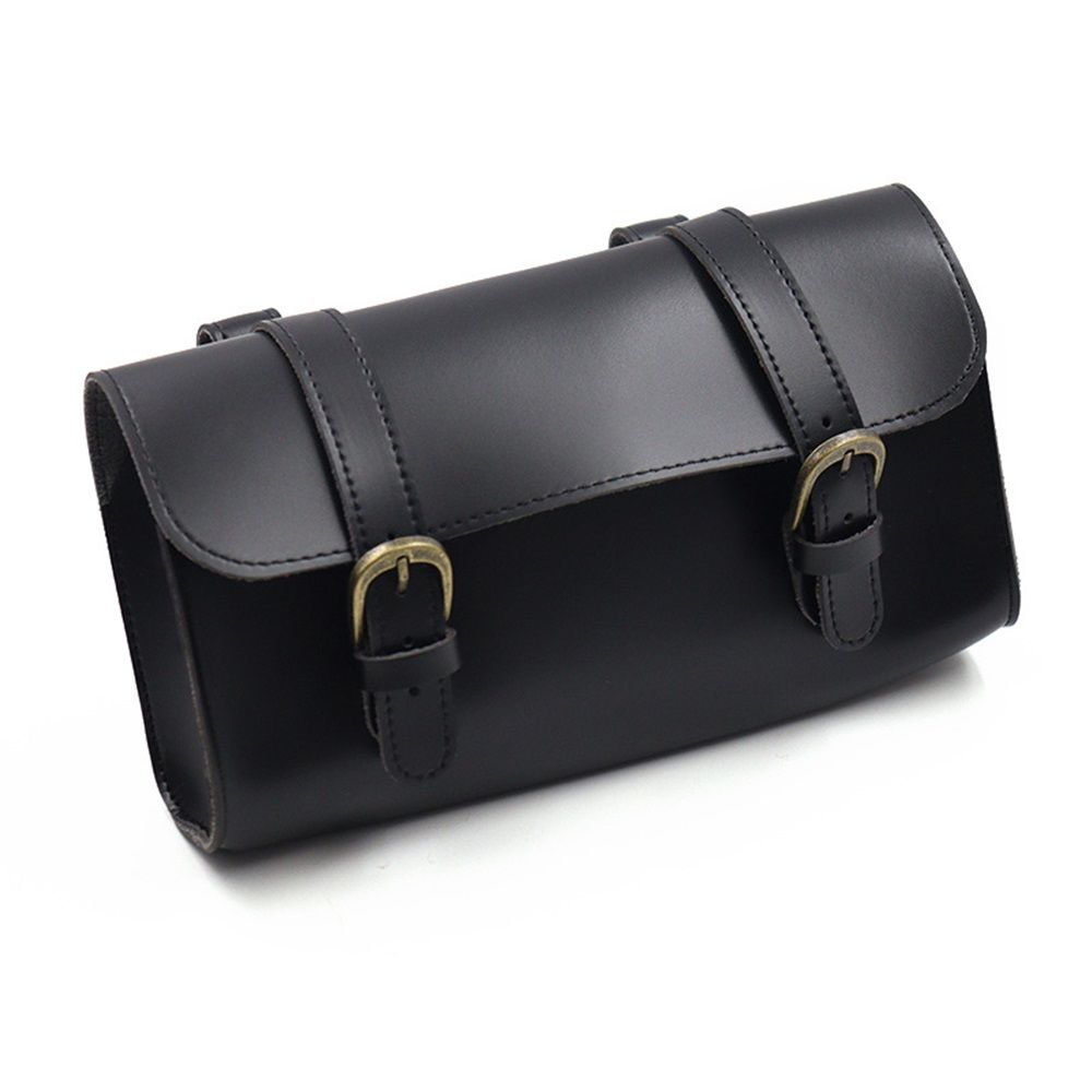 Motorcycle Saddle Bag Mini Motorbike Fork Handlebar cortex Tool Storage Bag, Pack Vintage Seat Rear Bags for Mountain Road MTB Bikes