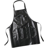 Professional Leather Hair Cutting Hairdressing Apron for  Hairstylist - Multi-use, Adjustable with pockets (Black)
