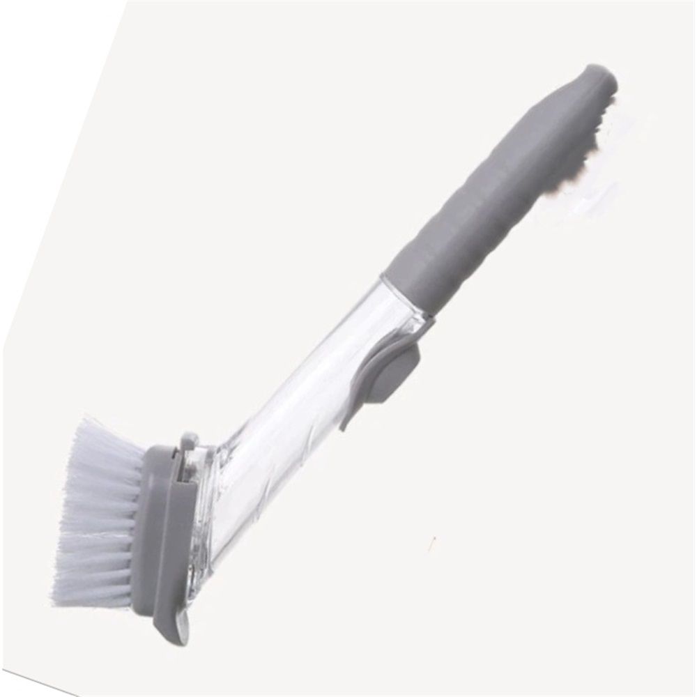Soap Dispensing Dish Brush Storage Set, Kitchen Brush for Pot Pan Sink Cleaning, Pot Washing Sponge Lazy Cleaner Household
