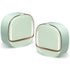 2 pack Adhesive Soap Holder for Shower Wall with Drainage Box, Waterproof Shower Bar Soap Holder Tray, Bathroom Stick on Soap Dish Wall Mounted,Kitchen Bath Hand Skin Soap Caddy Organizer,Light Green