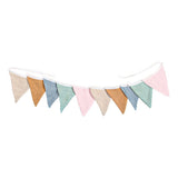 Playroom Pennant Banner Flags 10.26ft, Nursery Baby Girls Boys Banner Toddler Room Decor for Kids Bed Baby Shower Birthday Party Classroom, Nursery Double-Side Triangle Bunting Flag