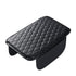 Comfortable Car Center Console Cushion Armrest Dog Cat Paws Protect Cover Non-Slip with 2 Storage Bags for Cars Interior Accessories (Black, Long Narrow)