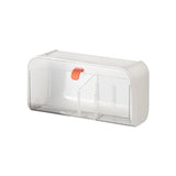 Pad Holder for Bathroom,Sanitary Napkins Organizer,Feminine Tampons Storage Day Overnight Cotton Pad Holder, white（only box）