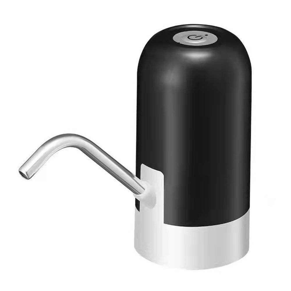 Water Bottle Pump 5 Gallon Water Bottle Dispenser USB Charging Automatic Drinking Water Pump Portable Electric Water Dispenser Water Bottle Switch (black)