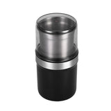 Electric Coffee Grinder and Spice Grinder with 1 Stainless Steel Blades Removable Bowls Juicer wall breaking machine（Black single cup）