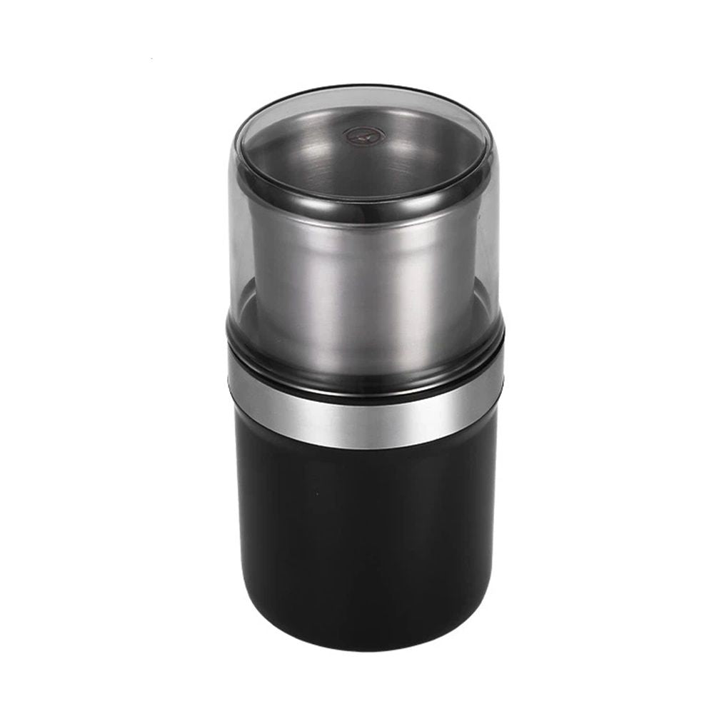 Electric Coffee Grinder and Spice Grinder with 1 Stainless Steel Blades Removable Bowls Juicer wall breaking machine（Black single cup）