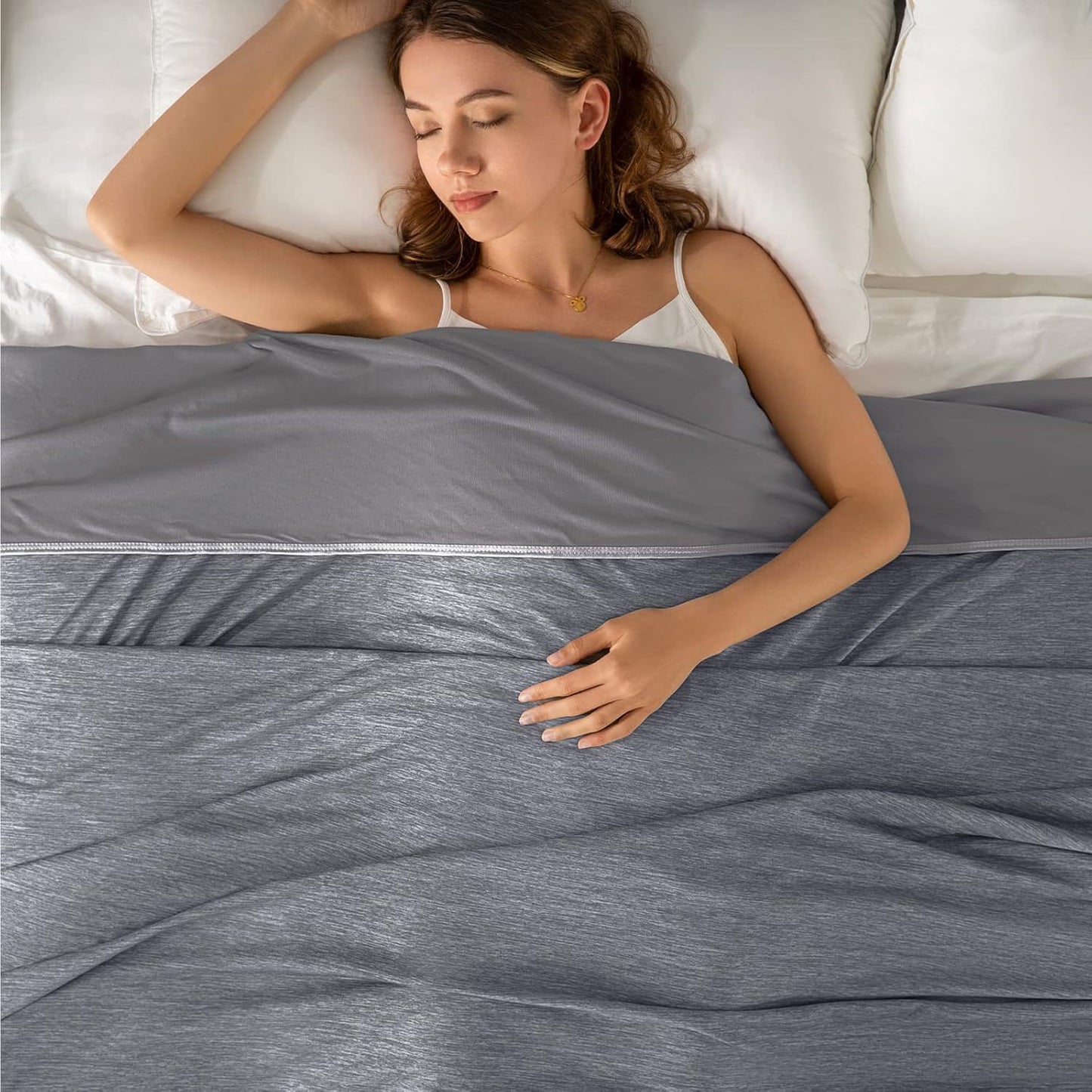 Dark Gray Blanket - 130x150cm Soft Warm Throw for Beds, Sofas & Daily Use