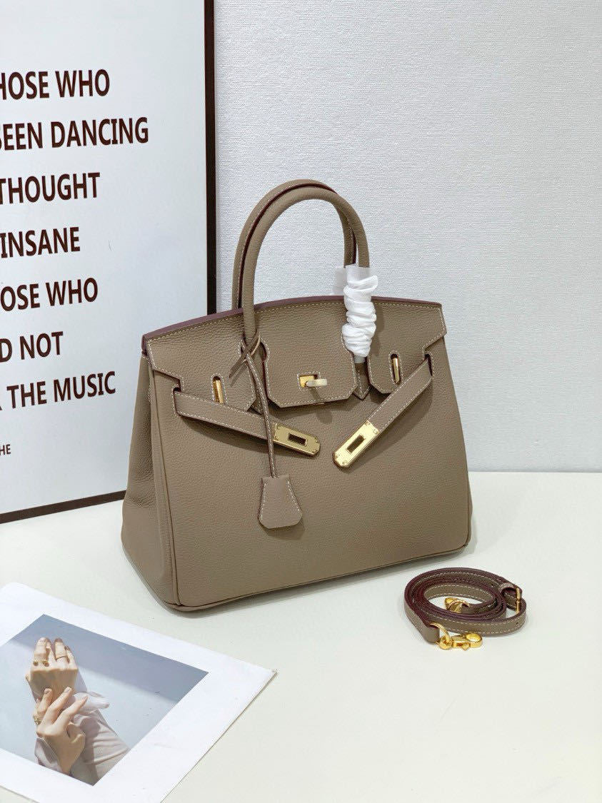 2025- Euro-american Elegant Crocodile Leather  Handbag Bag - Birkin 25, ivory tint,palladium Hardware