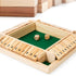 A green card-flipping toy, an interactive and educational toy for parties, a casual game prop for board game cards with four-sided numbers