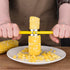 1 pc Household stainless steel peeler, plane knife, threshing and stripping device, creative kitchen tools (yellow)