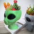 Alien Planter - Alien Bust Plant Pot - Scifi Indoor Planters - Space Indoor Home Decor - Cool Planters - Office Plant
