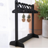 Earring Holder,Earring Display, Earring Hanger, , Jewelry Display Jewelry hanger Multiple style hangers available, clothing rack for earrings（black）